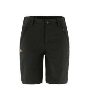 Fjallraven Womens Abisko Trail Stretch Shorts Black