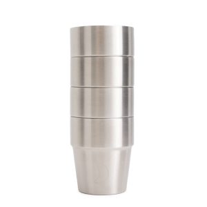 Chilly's Stackable Cups Set of 4 Stainless Steel