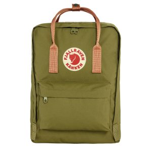 Fjallraven Kanken Classic Backpack Foliage Green / Peach Sand