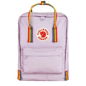 Fjallraven Kanken Rainbow Classic Backpack Pastel Lavender / Rainbow