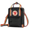 Fjallraven Kanken Rainbow Sling Black-Rainbow Pattern