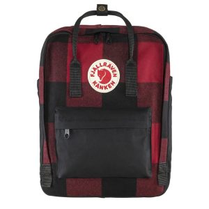 Fjallraven Kanken Re-Wool Red / Black