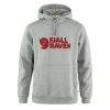 Fjallraven Logo Hoodie Grey Melange
