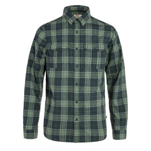 Fjallraven Ovik Travel Shirt LS Dark Navy / Patina Green