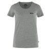 Fjallraven Womens Logo T-Shirt Grey Melange