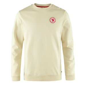 Fjallraven 1960 Logo Badge Sweater Chalk White