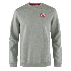 Fjallraven 1960 Logo Badge Sweater Grey Melange