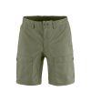 Fjallraven Abisko Hybrid Trail Shorts Laurel Green