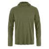 Fjallraven Abisko Wool Sun-hoodie Laurel Green