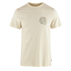 Fjallraven Hemp Blend Out Here T-shirt Chalk White