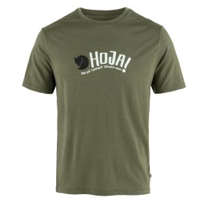 Fjallraven Hoja Wool T-shirt Laurel Green