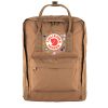 Fjallraven Kanken Classic Embroidered Backpack Khaki Floral