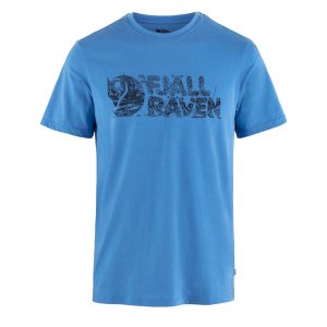 Fjallraven Lush Logo T-shirt UN Blue