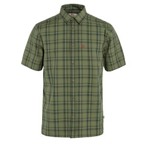 Fjallraven Ovik Lite Shirt SS Green-Dark Navy