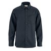 Fjallraven Ovik Relaxed Hemp Shirt LS Dark Navy