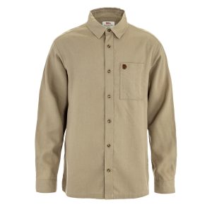 Fjallraven Ovik Relaxed Hemp Shirt LS Sand Stone