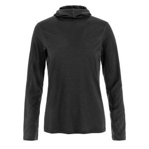Fjallraven Abisko Wool Sun-hoodie Black