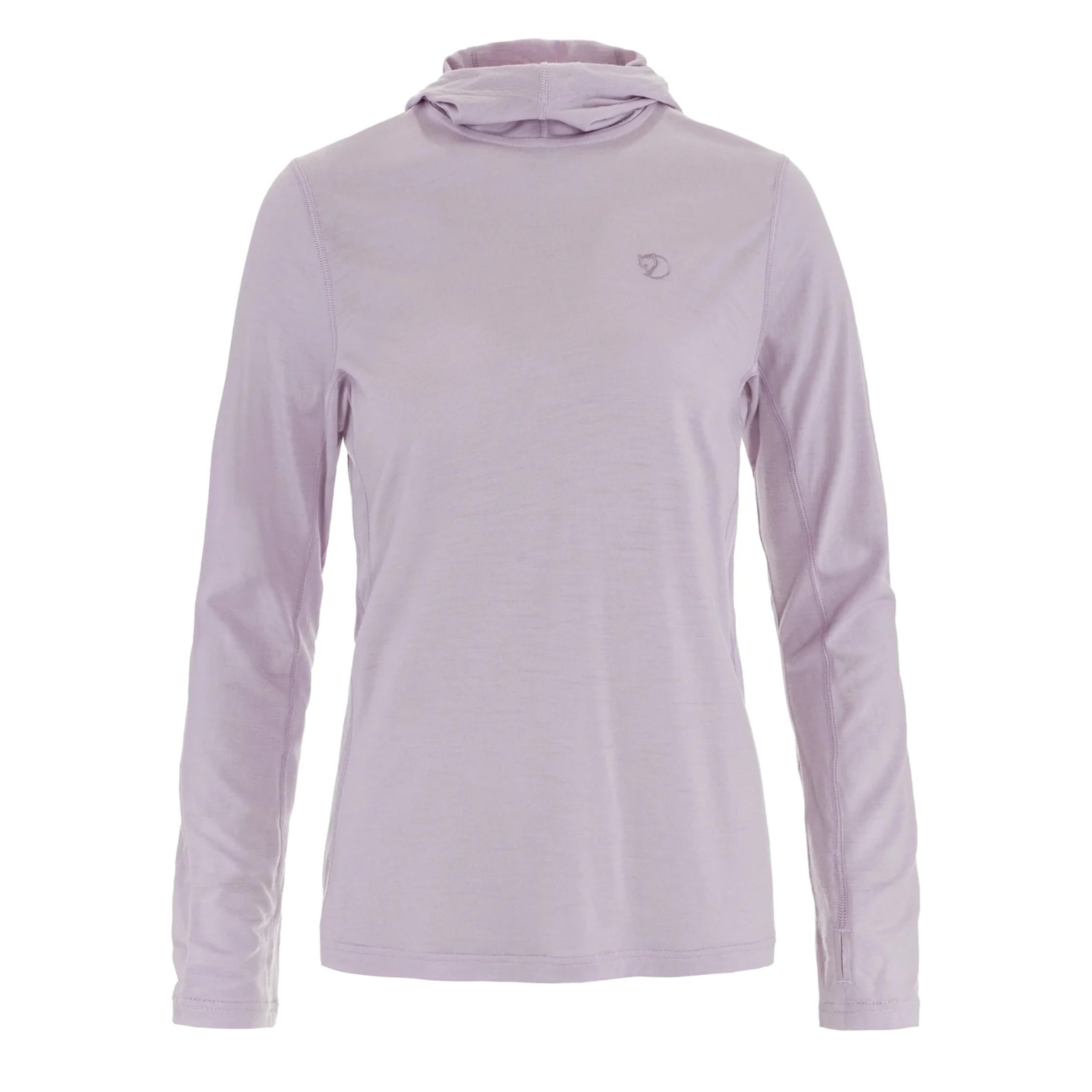 Fjallraven Womens Abisko Wool Sun-hoodie Lavender Mist