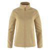 Fjallraven Womens Ovik Fleece Zip Sweater Dune Beige
