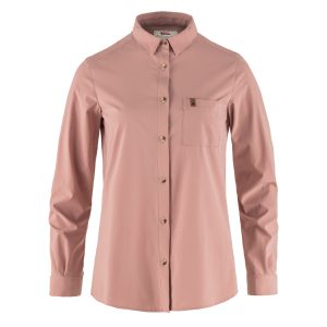 Fjallraven Womens Ovik Lite Shirt LS Dusty Rose