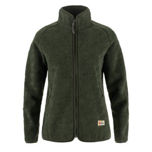 Fjallraven Womens Vardag Pile Fleece Deep Forest