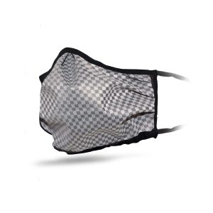 Hanwag Face Covering Eco-Shell Black Check
