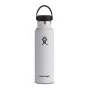 Hydro Flask 21oz Standard Mouth Bottle White