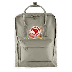 Fjallraven Kanken Classic Embroidered Backpack Fog / Mushrooms